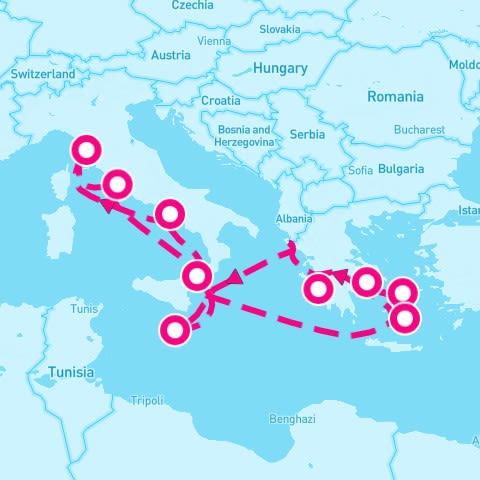 10 Night Greek Isles: Malta & Italy (Rome Roundtrip)