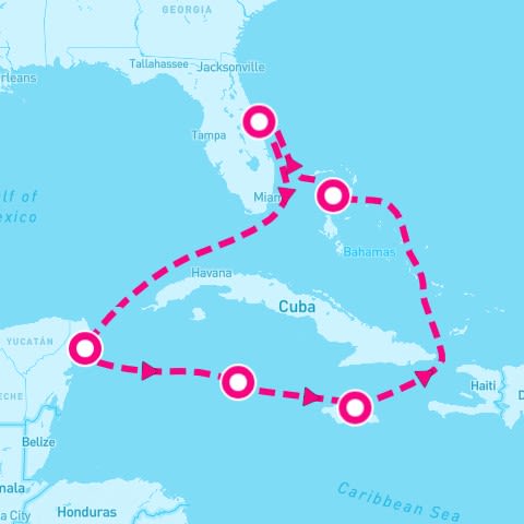 7 Night Caribbean: Great Stirrup Cay & Cozumel (Port Canaveral Roundtrip)