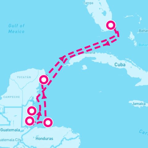 7 Night Caribbean: Harvest Caye Cozumel & Roatan (Miami Roundtrip)