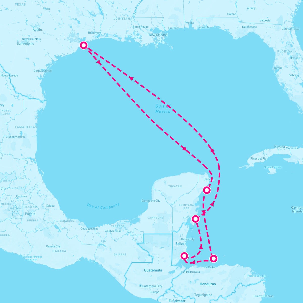 7 Night Caribbean: Harvest Caye Cozumel & Roatan (Galveston Roundtrip)