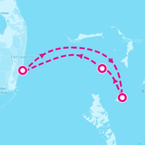 4 Night Bahamas: Great Stirrup Cay & Nassau (Miami Roundtrip)