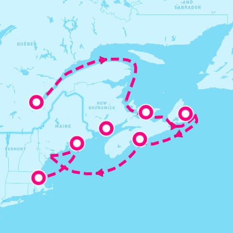 7 Night Canada & New England (Quebec City To Boston)