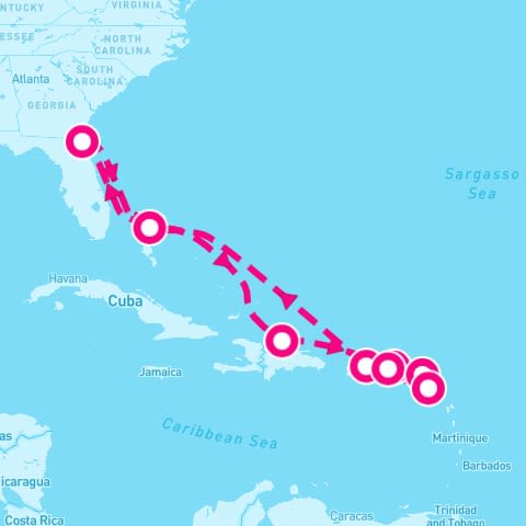 12 Night Caribbean: Dominican Republic & Antigua (Jacksonville Roundtrip)