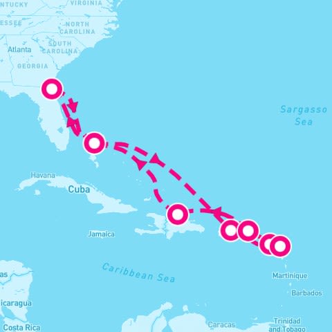 11 Night Caribbean: Dominican Republic & Antigua (Jacksonville Roundtrip)