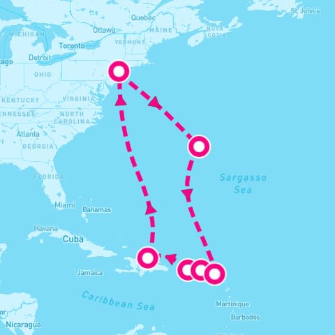 10 Night Bermuda & Caribbean (New York Roundtrip)