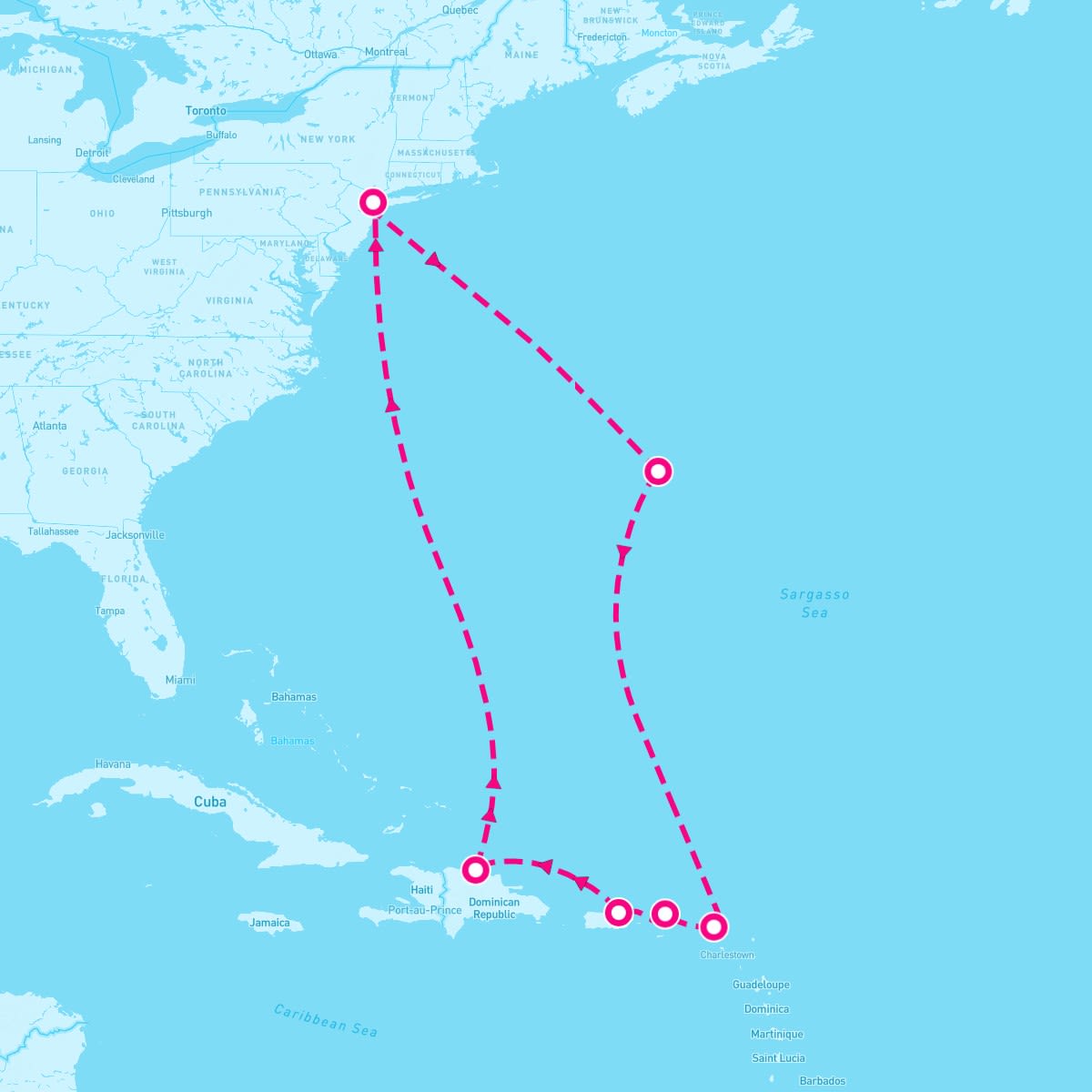 10 Night Bermuda & Caribbean (New York Roundtrip)