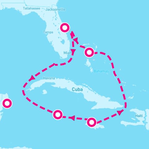 7 Night Caribbean: Great Stirrup Cay & Cozumel (Port Canaveral Roundtrip)