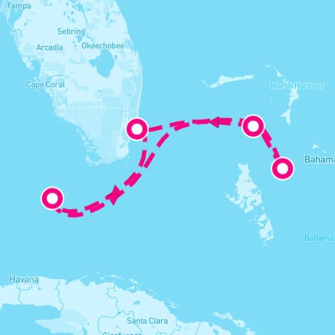 5 Night Bahamas: Great Stirrup Cay Key West & Nassau (Miami Roundtrip)