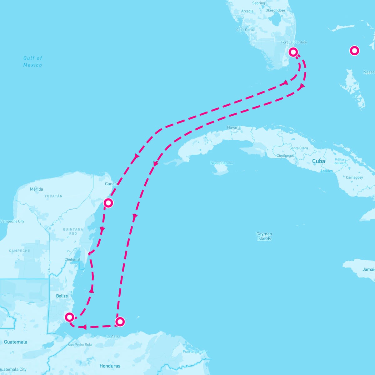 7 Night Caribbean: Harvest Caye Cozumel & Roatan (Miami Roundtrip)