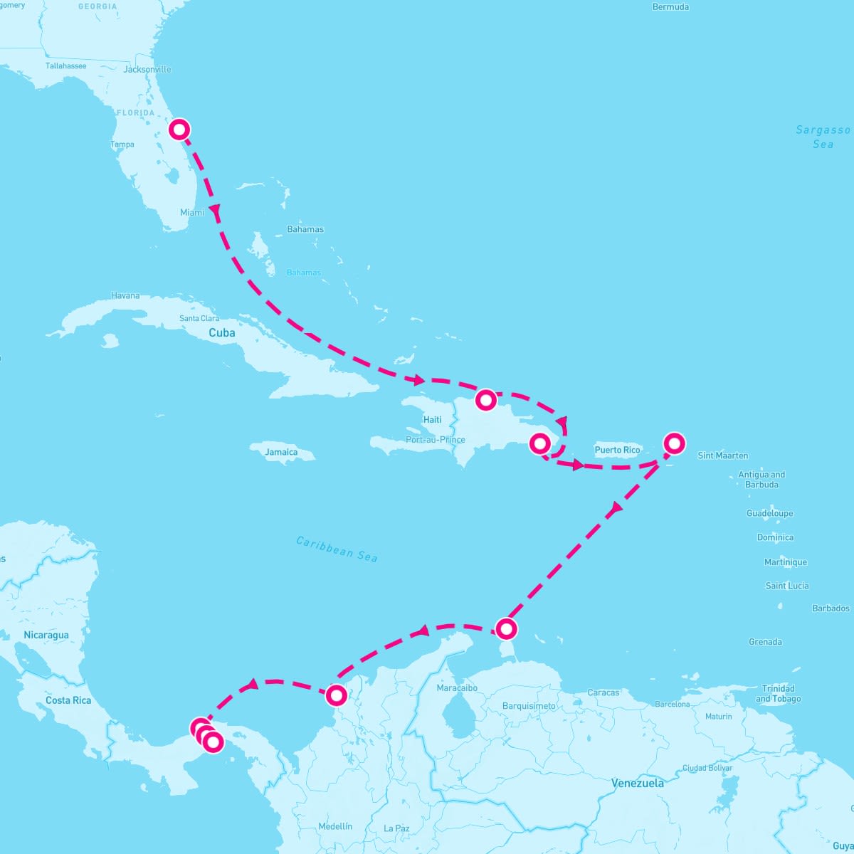 11 Night Panama Canal: Curacao & Aruba (Port Canaveral To Panama City)