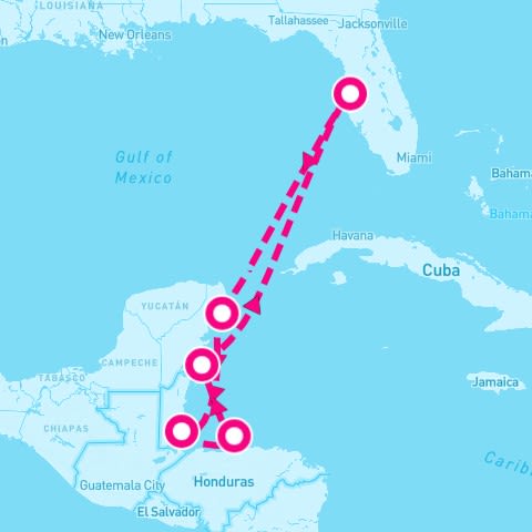 7 Night Caribbean: Harvest Caye Cozumel & Roatan (Tampa Roundtrip)