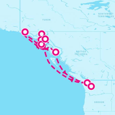 10 Night Alaska: Hubbard Glacier Skagway & Juneau (Seattle Roundtrip)