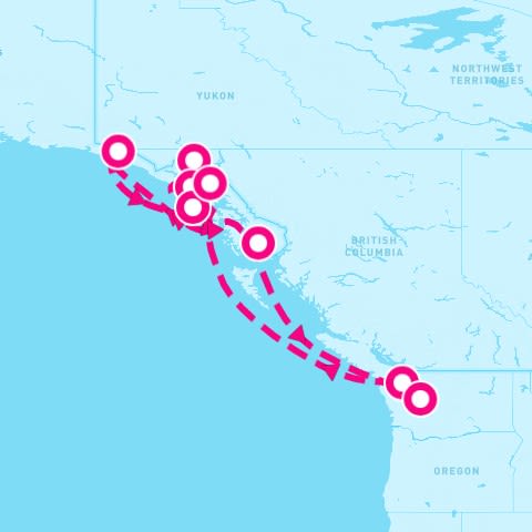 10 Night Alaska: Hubbard Glacier Skagway & Juneau (Seattle Roundtrip)