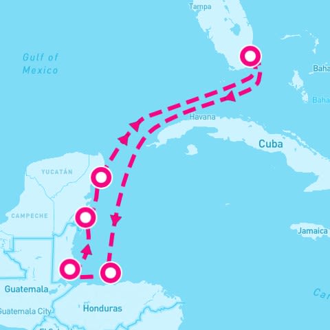 7 Night Caribbean: Harvest Caye Cozumel & Roatan (Miami Roundtrip)