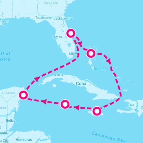 7 Night Caribbean: Great Stirrup Cay & Cozumel (Port Canaveral Roundtrip)