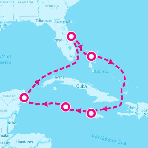 7 Night Caribbean: Great Stirrup Cay & Cozumel (Port Canaveral Roundtrip)