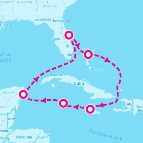 7 Night Caribbean: Great Stirrup Cay & Cozumel (Port Canaveral Roundtrip)