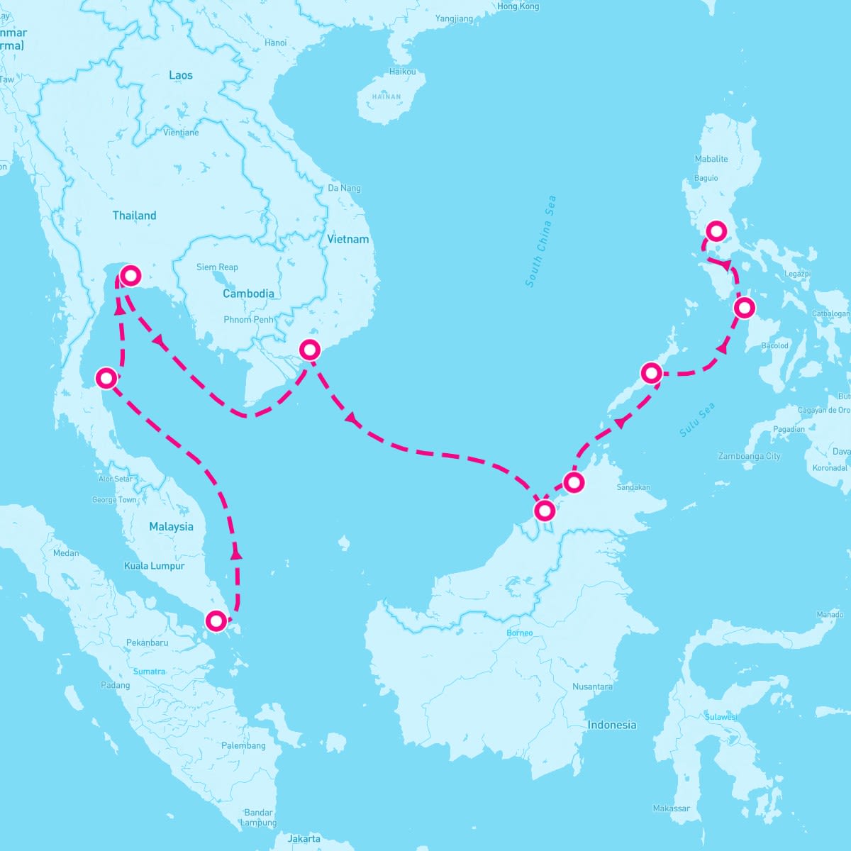 11 Night Asia: Thailand Philippines & Vietnam (Singapore To Manila)