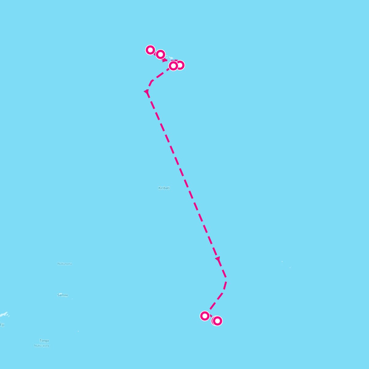 Norwegian Spirit itinerary map for May 24, 2024 (12 nights)