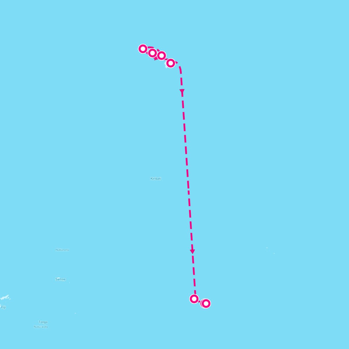 Norwegian Spirit itinerary map for June 19, 2025 (13 nights)