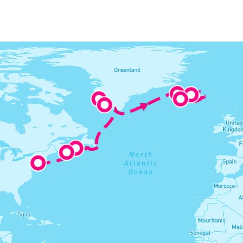 12 Night Northern Europe: France Iceland & Greenland (Reykjavik To New York)