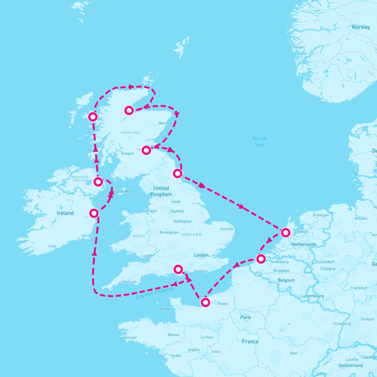 11 Night British Isles: England Ireland & Scotland (Southampton Roundtrip)