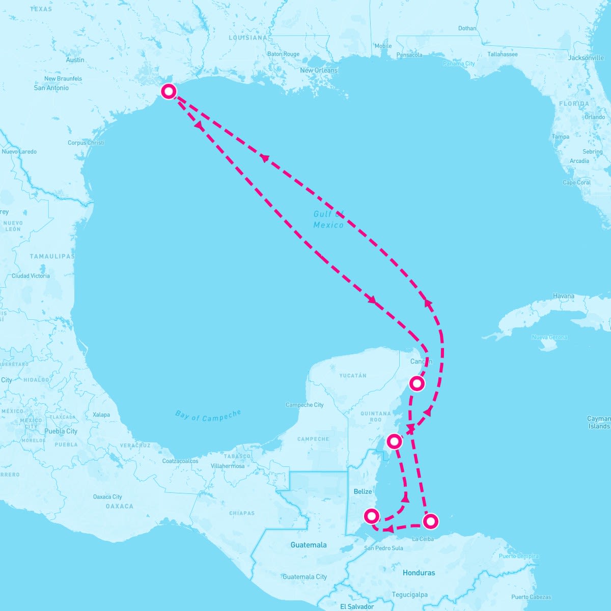 7 Night Caribbean: Harvest Caye Cozumel & Roatan (Galveston Roundtrip)