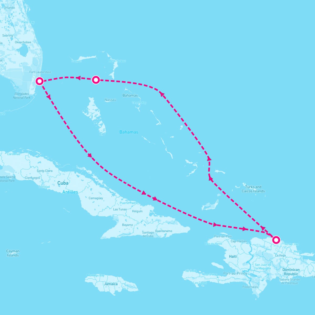 5 Night Caribbean: Great Stirrup Cay & Dominican Republic (Miami Roundtrip)