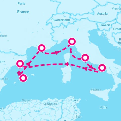 7 Night Spain France & Italy (Barcelona Roundtrip)