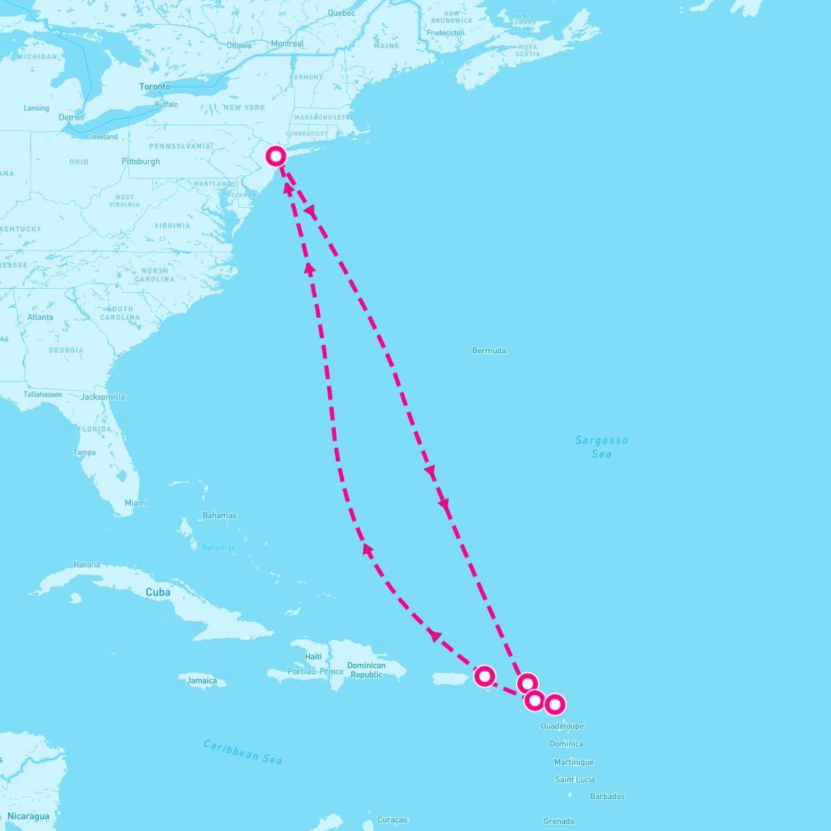 11 Night Eastern Caribbean (Cape Liberty Roundtrip)