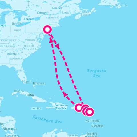 11 Night Eastern Caribbean (Cape Liberty Roundtrip)