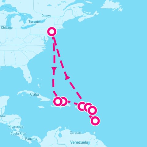 12 Night Southern Caribbean (Cape Liberty Roundtrip)