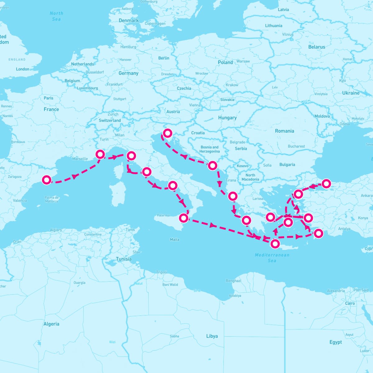 22 Night Italy Greece & Dalmatian Coast Collectors Voyage (Barcelona To Trieste)