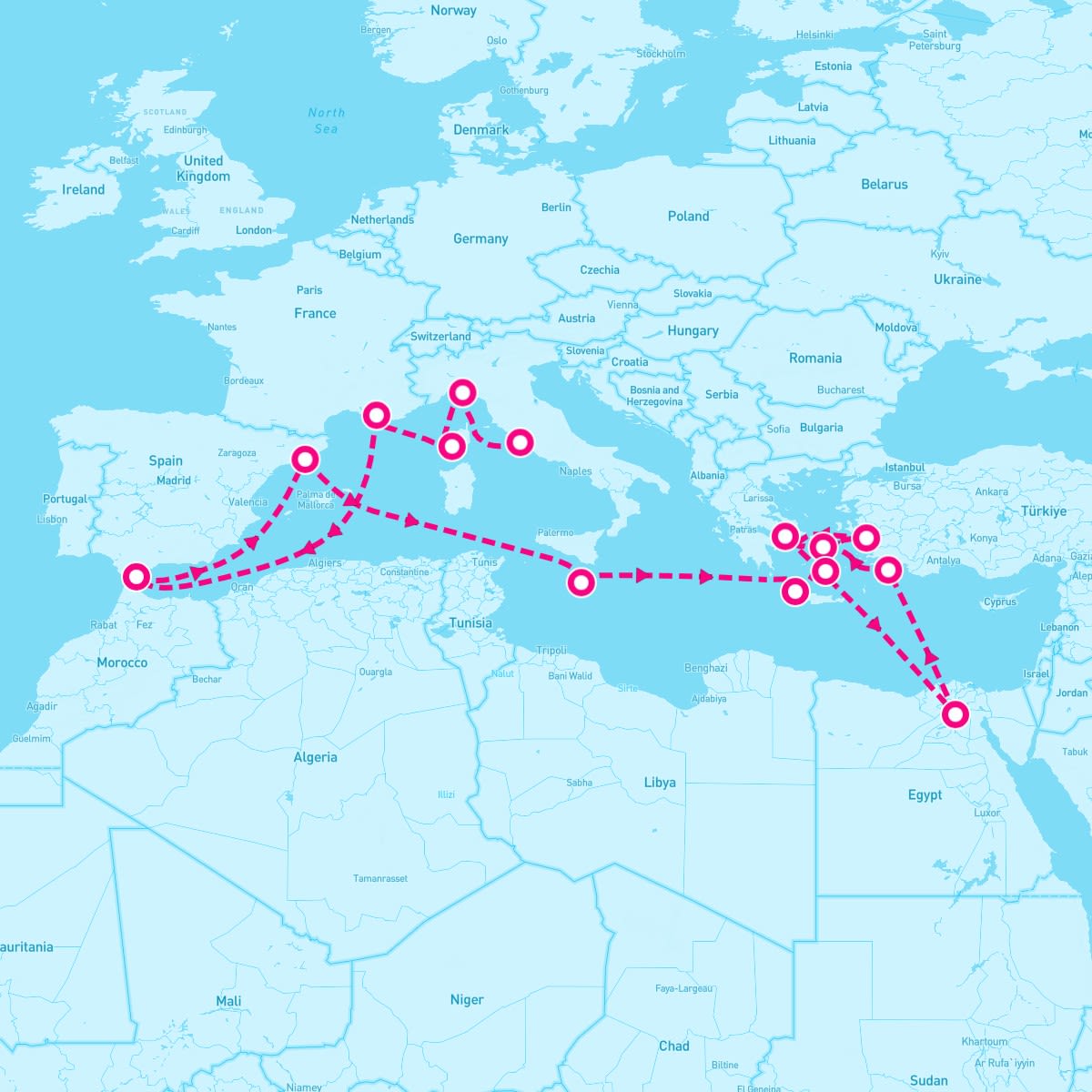 21 Night Malta Cairo & Greek Isles With History Channel (Rome To Athens)