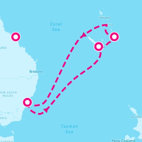 10 Night South Pacific (Sydney Roundtrip)