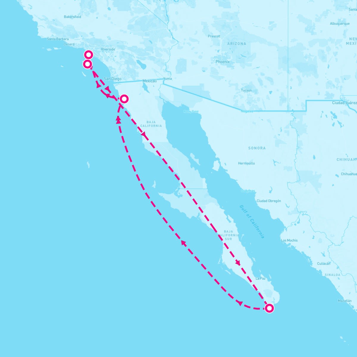 7 Night Cabo Overnight Catalina & Ensenada (Los Angeles Roundtrip)