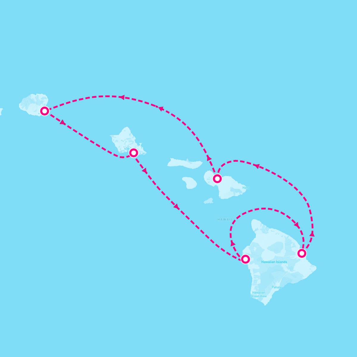 7 Night Hawaii Inter-Island (Honolulu Roundtrip)