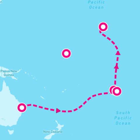 16 Night Transpacific (Brisbane To Honolulu)