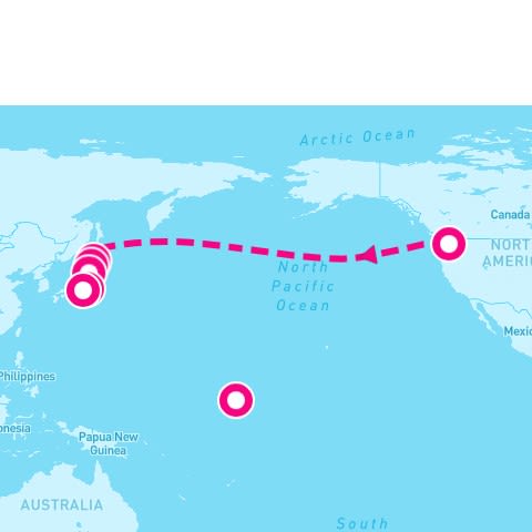 14 Night Transpacific (Seattle To Yokohama)
