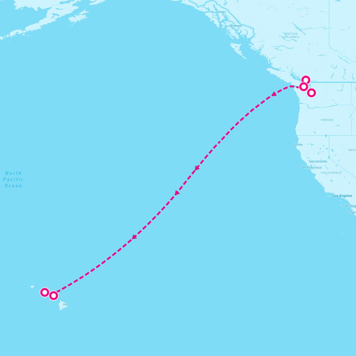 10 Night Hawaii (Vancouver To Honolulu)