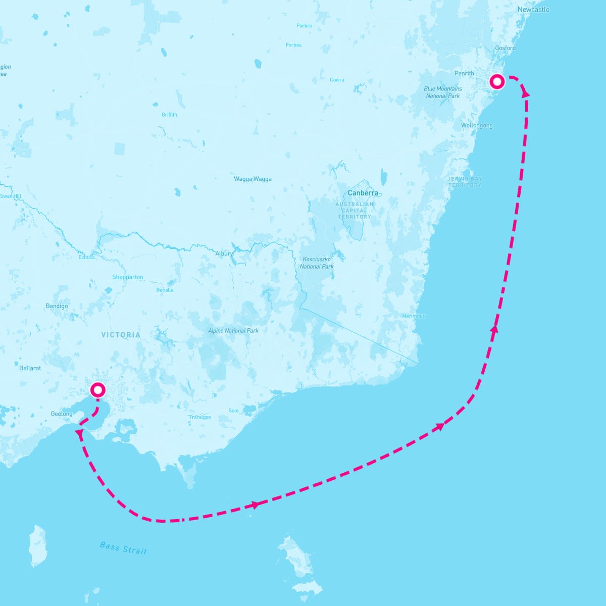 Queen Elizabeth itinerary map for October 16, 2024 (2 nights)