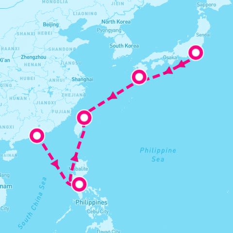 9 Night Asia (Hong Kong To Tokyo)