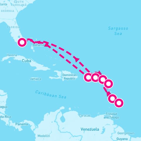 12 Night Eastern Caribbean (Miami Roundtrip)