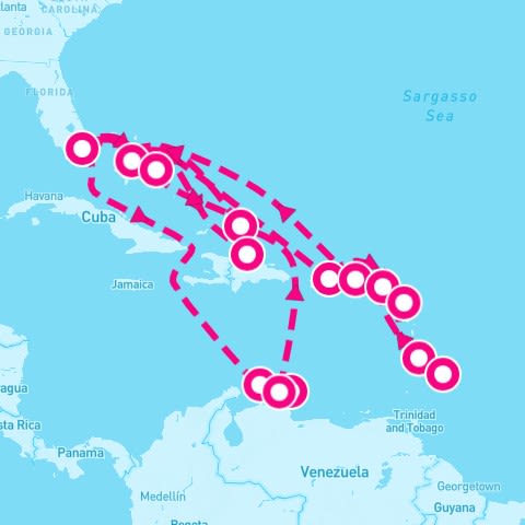 28 Night Caribbean (Miami Roundtrip)