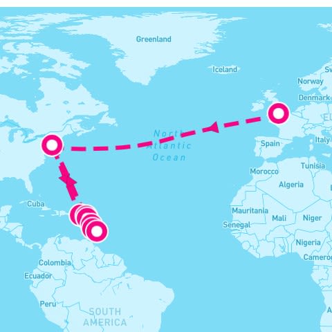 20 Night Caribbean Celebration & Transatlantic Crossing (New York To Southampton)