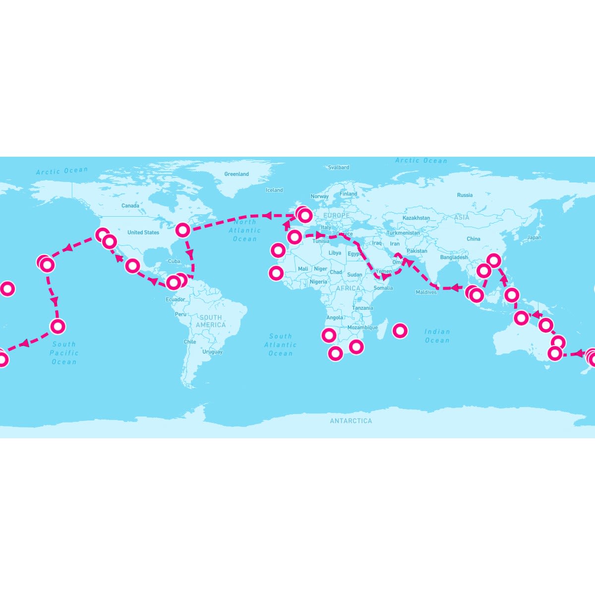 Full World Voyage - Roundtrip New York