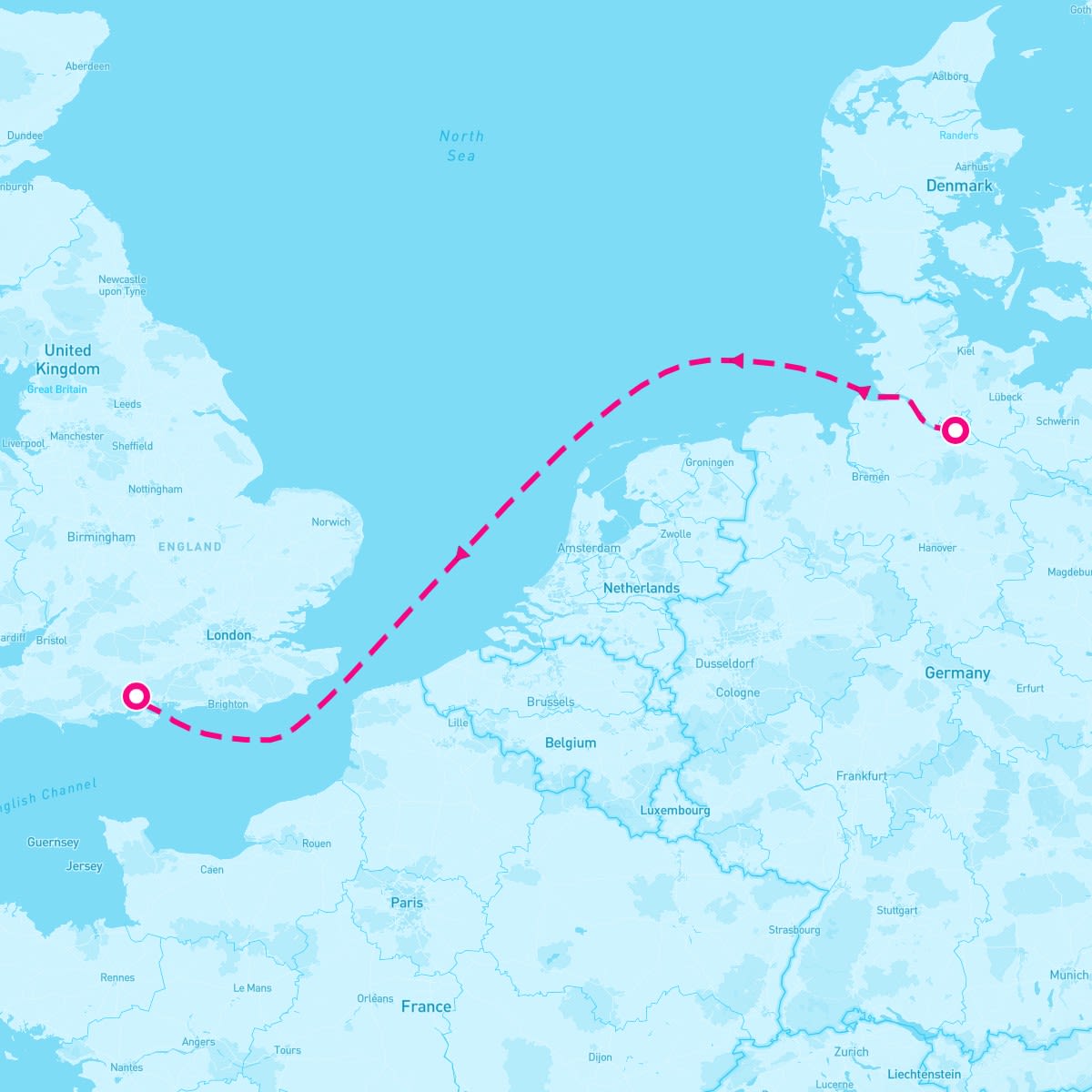 2 Night Hamburg Short Break (Hamburg To Southampton)