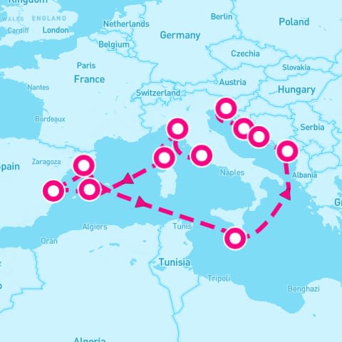 14 Night Mediterranean & Adriatic (Rome To Trieste)