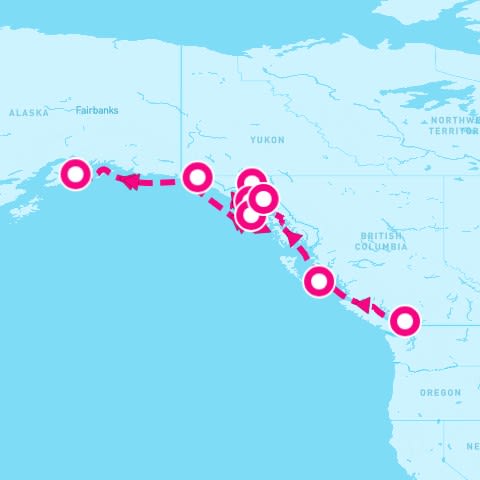 7 Night Northbound Alaska & Hubbard Glacier (Vancouver To Seward)