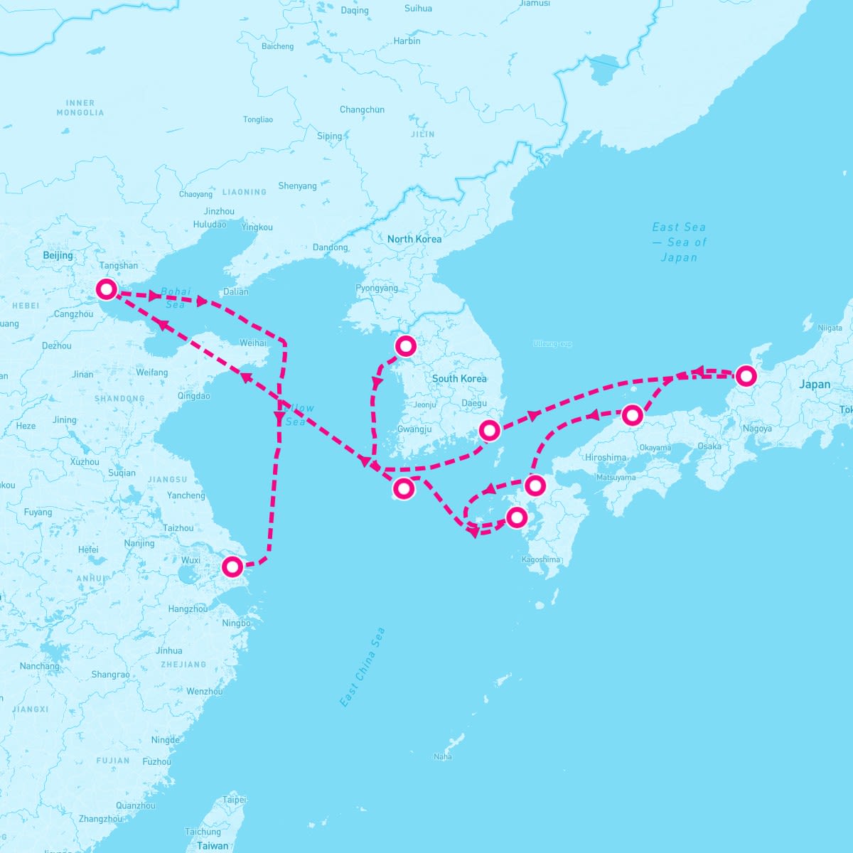 14 Night Graceful Pagodas (Seoul To Shanghai)